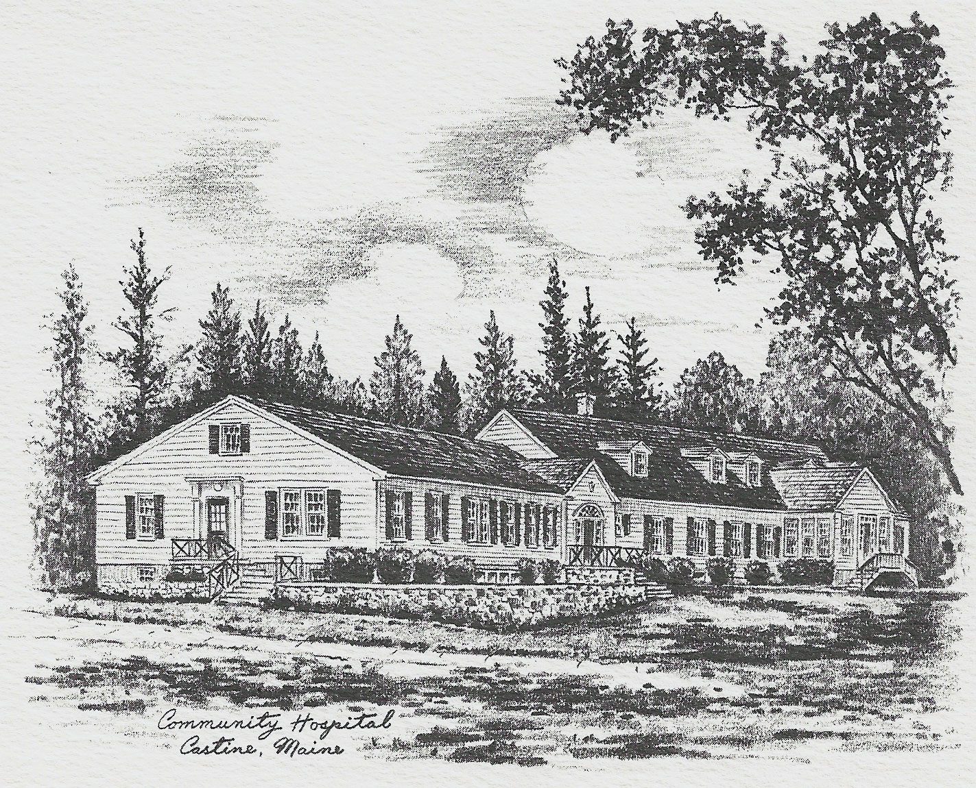 Sketch of Castine Community Health Center